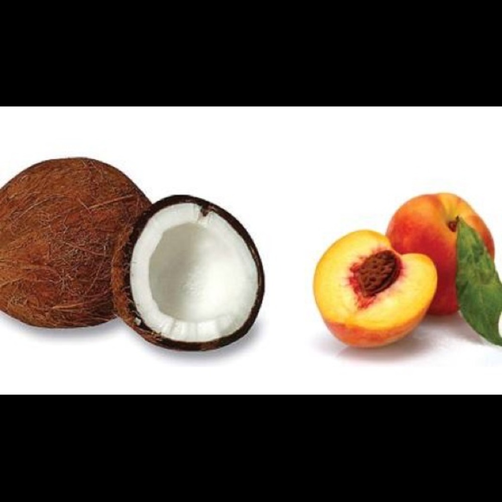 Coconut & peaches lip balm and chapstick